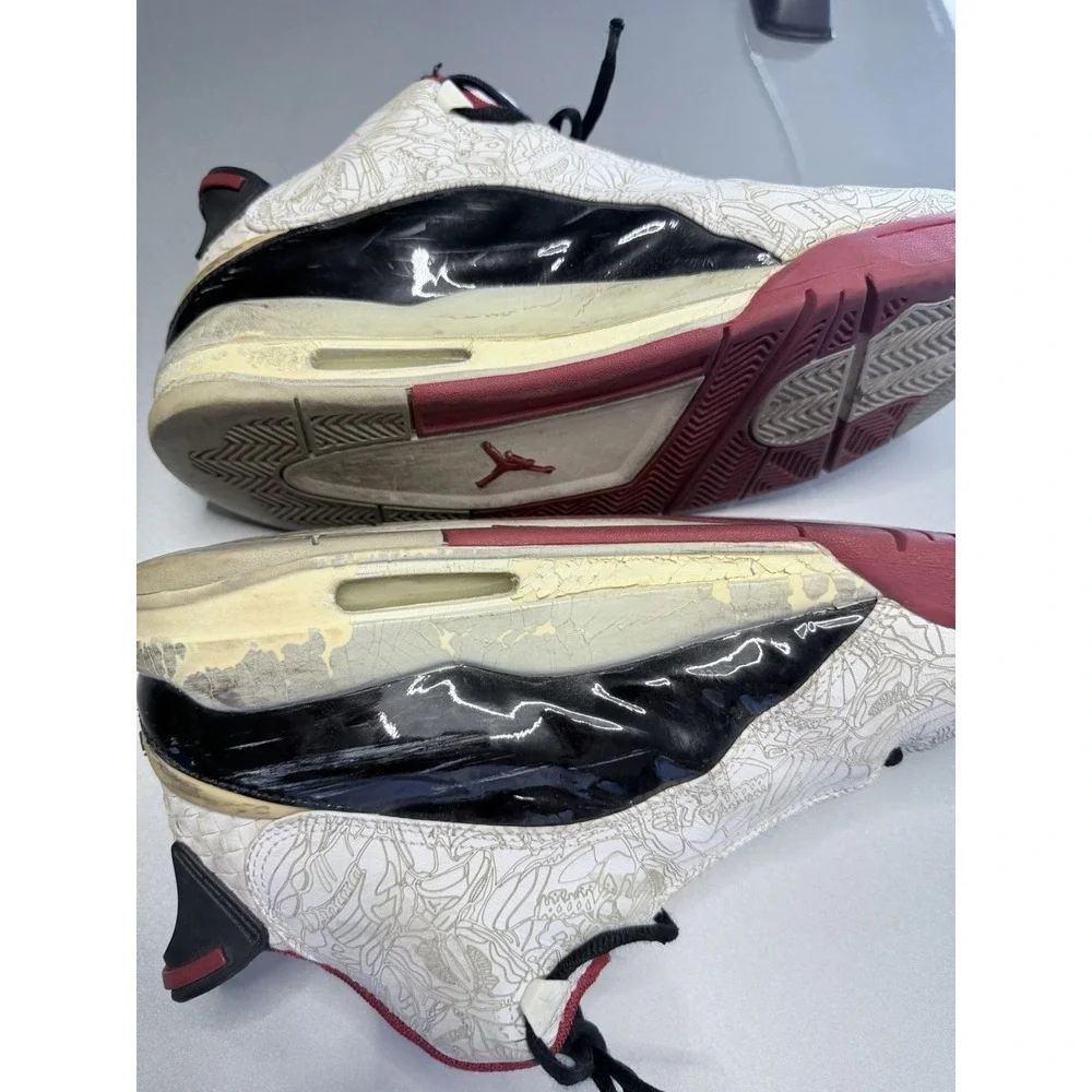 2005 Men's Nike Air Jordan Dub Zero Home‎ Chicago Size 11.5 Jumpman 311046-103